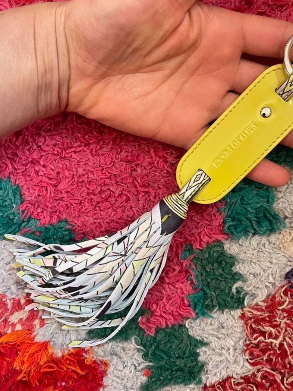 Emilio Pucci keychain